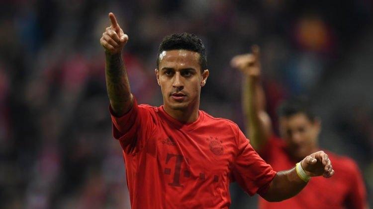 <p>98 - Thiago Alcântara - Bayern Munich</p>
