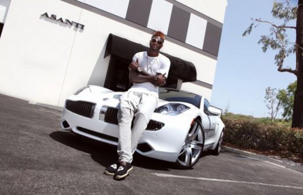 <p>Emmanuel Adebayor<br />
Fisker Karma</p>