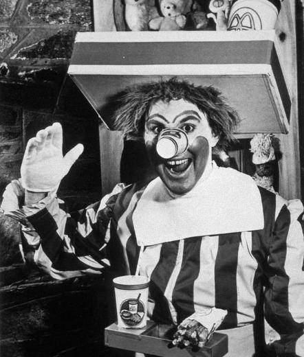 <p>Gerçek Ronald McDonald, 1963</p>
