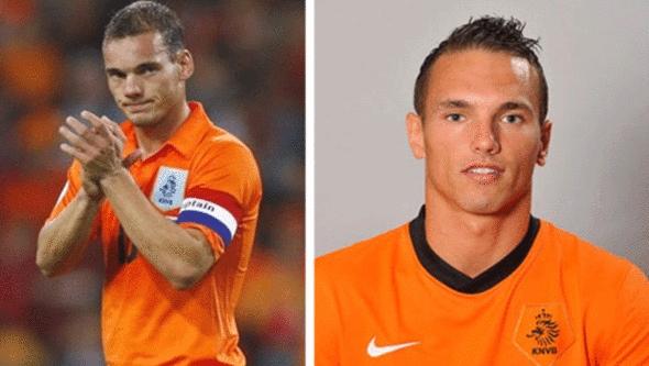 <p>WesleySneijder- Rodney Sneijder</p>
