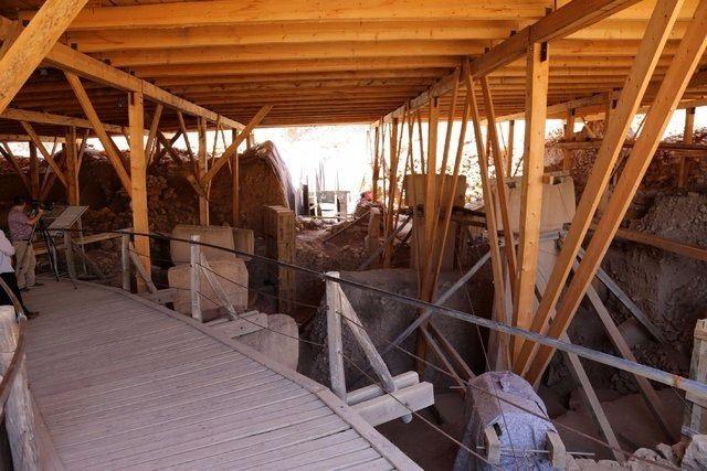 <p><strong>DÜNYANIN İLK TAPINAĞI: GÖBEKLİTEPE </strong></p>
<p>Arkeolojik olarak Çanak Çömlek Öncesi Neolitik A Dönemi’ne (MÖ 9.600 – 7.300) ait olan Göbeklitepe’de, bir tepe üzerine inşa edilmiş çok sayıda yuvarlak biçimli yapı bulunmuştu. </p>