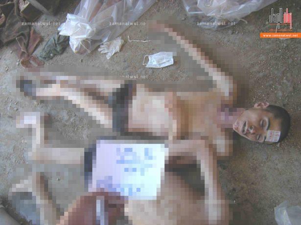 <div>Esed y&ouml;netiminin vahşetini g&ouml;zler &ouml;n&uuml;ne seren fotoğraflarda 13-17 yaşındaki &ccedil;ocuklar, bir kadın ve yaşlılar da bulunuyor.&nbsp;</div>

<div>&nbsp;</div>
