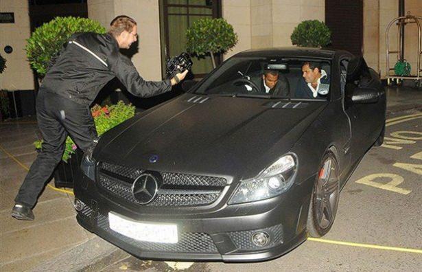 <p>Ashley Cole<br />
Mercedes-Benz SL63 AMG</p>