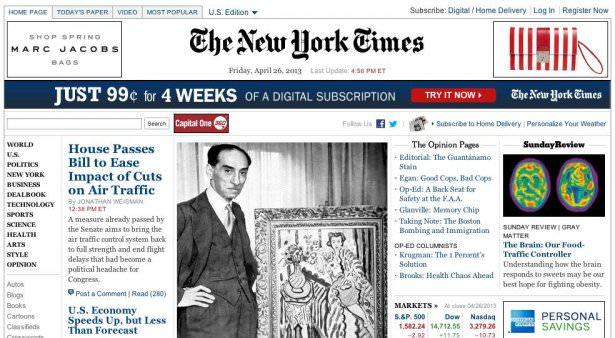 <p>New York Times</p>

<p> </p>
