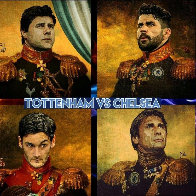 <p>Pochettino - Costa - Lloris - Conte</p>
