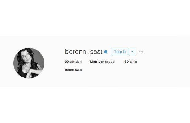 <p>Beren Saat, soyadını değiştirmeyi tercih etmedi.</p>