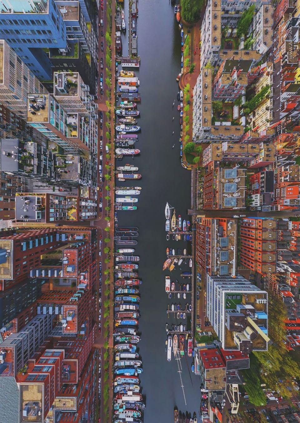 <p>Westerdok bölgesi, Amsterdam</p>