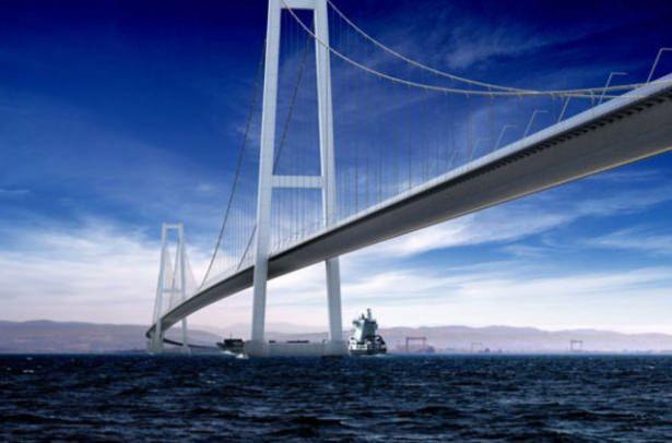 <p>Köprü geçiş ücreti 35 dolar + KDV olarak açıklandı. İstanbul-İzmir seyahatini 3,5 saate indirecek Gebze-İzmir otoyolunun gişeleri de hazır.</p>

<p> </p>
