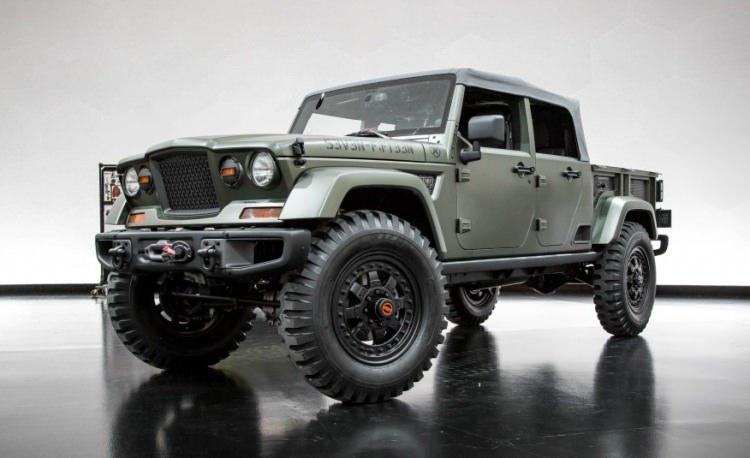 <p><span style="color:#FFA07A"><strong>Jeep Crew Chief 715</strong></span></p>
<p>SUV üreticisi Jeep, 75. yıla özel 7 konsept araç tanıttı. 7 araçtan 3'ü pikap.</p>