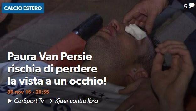 <p>Corriere dello Sport: "Van Persie'de korkunç sakatlık! Bir daha görmeyebilr"<br />
<br />
(Sporx)</p>