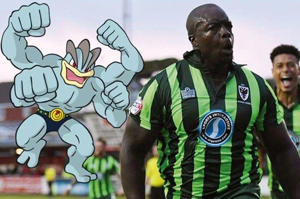 <p>Adebayo Akinfenwa - Machamp</p>
