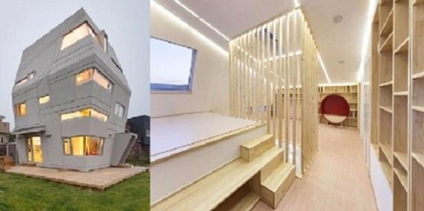 <p><strong>Star Wars&rsquo;dan ilham alındı</strong></p>

<p>&ldquo;Star Wars 7: G&uuml;&ccedil; Uyanıyor&rdquo; serisiyle son zamanlarda sık sık karşımıza &ccedil;ıkan Star Wars efsanesi, G&uuml;ney Koreli mimarlık firması Moon Hoon Architects&rsquo;e de ilham verdi. Aile &uuml;yelerinin hayalleriyle bi&ccedil;imlenen evde, bir kitap rafından gizli ge&ccedil;iş sizi Darth Vader&rsquo;ın kontrol odasına &ccedil;ıkarıyor!</p>
