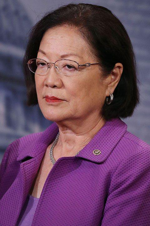 <p><strong>Mazie Hirono</strong></p>

<p>ABD  Senatosuna seçilen ilk Asyalı-Amerikalı kadın. </p>
