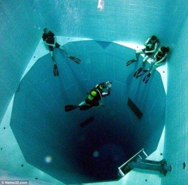 <p>Dünyanın en derin yüzme havuzu 113 Ft. derinliğinde, 600.000 galon su alıyor</p>

<p> </p>
