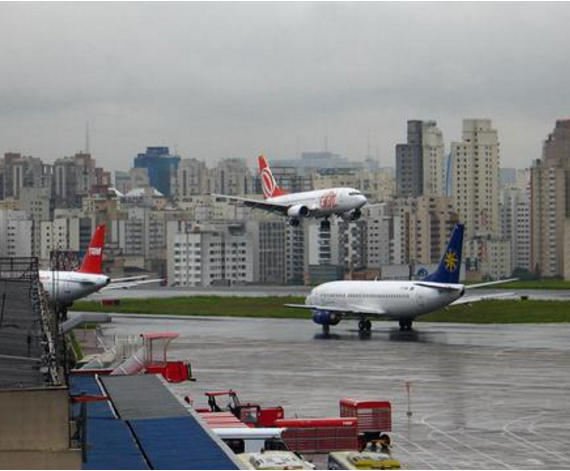 <p>Pilotlar, Congonhas'ın şehir merkezinde olan bu havalimanından şikâyetçi, çünkü sesli ortam inişi zorlaştırıyor.</p>

<p> </p>
