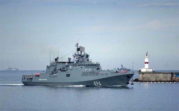 <p>Rusya Federasyonu Karadeniz Filosunun baş koruma gemisi Admiral Grigoryeviç.</p>

<p> </p>

