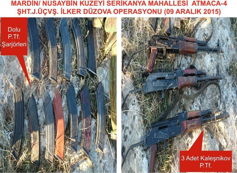 <p>Çıkan çatışmada silah, teçhizat ve malzemeleri ile birlikte 3 PKK'lı terörist etkisiz hale getirilerek ölü ele geçirildi.</p>

<p> </p>

