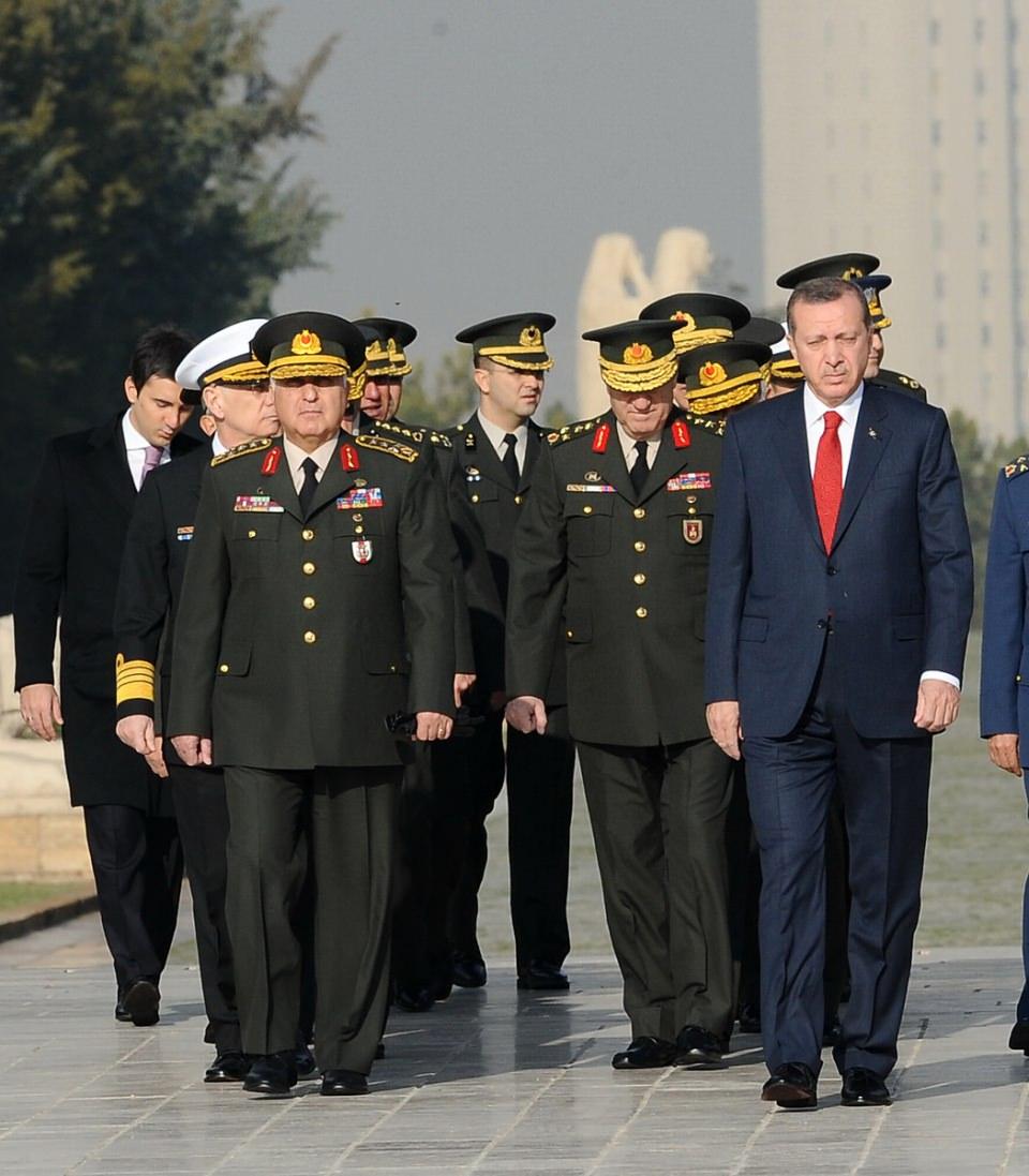 <p>Yüksek Askeri Şura (YAŞ) üyeleri Başbakan Recep Tayyip Erdoğan Başkanlığında Anıtkabir’i ziyaret etti.Anıtkabir Ziyaretinde Genelkurmay Başkanı Orgeneral .Nejdet Özel ve Kuvvet Komutanları’da katıldı.<br />
<br />
- 30/11/2012</p>
<p> </p>
<p> </p>