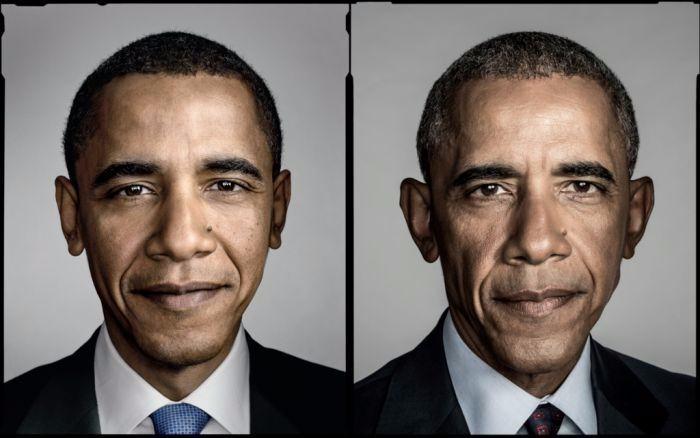 <p>Obama başkanlıktan önce, başkanlıktan sonra</p>