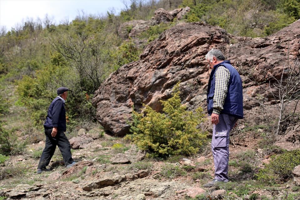 <p>Çiftçi, "7 tane taş birden geldi. O zamanlarda kar çoktu ve donmuş vaziyetteydi. Kar nedeniyle taşlar yavaş yavaş geldi."</p>
<p> </p>