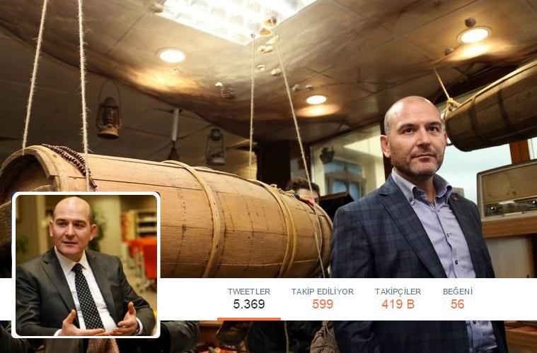 <p>Çalışma ve Sosyal Güvenlik Bakanı Süleyman Soylu: 419 bin</p>
<p><strong><a href="https://twitter.com/suleymansoylu" target="_blank"><span style="color:rgb(255, 255, 0)">TAKİP ET</span></a></strong></p>