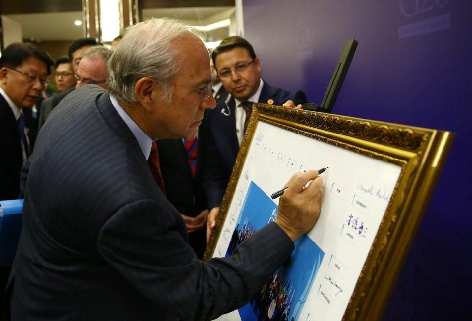 <p>Ekonomik Kalkınma ve İşbirliği Örgütü (OECD) Genel Sekreteri Angel Gurria</p>