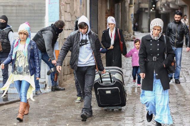 <p>İlçenin en büyük mahallesi Kaynartepe'de zaman zaman silah ve patlama sesleri gelirken, ambulans ve sağlık görevlileri de hazır bekletiliyor.</p>
<p> </p>