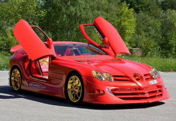 <p>2011 Mercedes-Benz SLR McLaren 999 Red Gold Dream: $10,000,000</p>