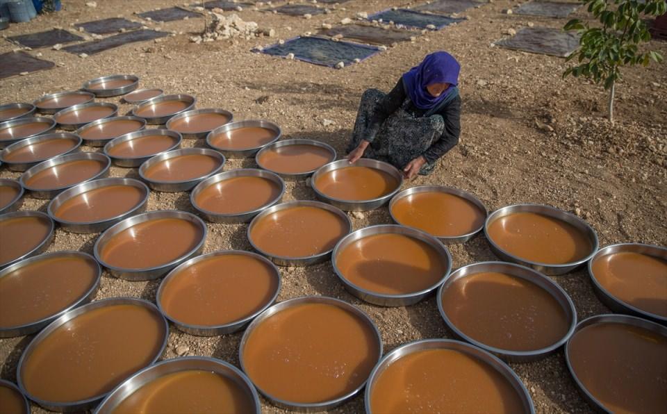 <p><strong>"Ürünlerimiz marka haline geldi"</strong></p>
<p>Üzüm üreticisi 70 yaşındaki Hüseyin Balay, AA muhabirine yaptığı açıklamada, yıllardan beri babalarından öğrendikleri tarifle mahallerinde yetişen üzümleri pekmez, sucuk ve kesme haline getirdiklerini söyledi.</p>