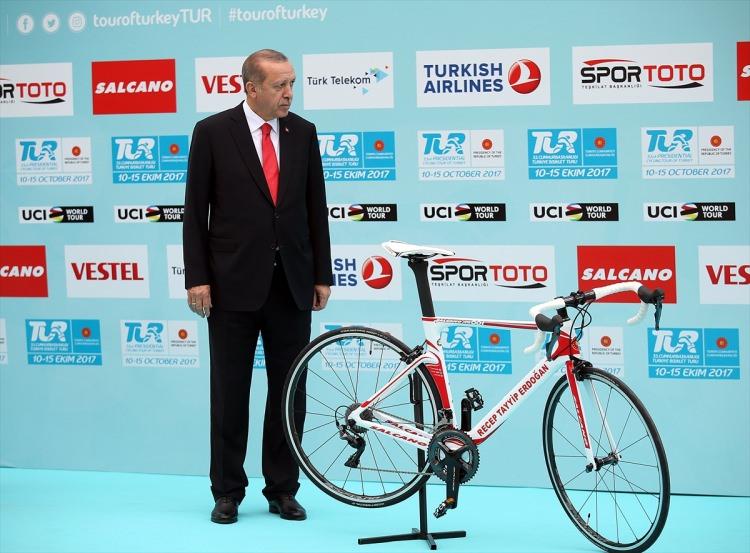Erdoğan, Bisiklet Turu tanıtımında konuştu