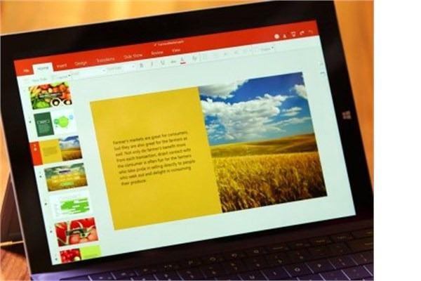 <p><strong>Windows için Microsoft Office</strong><br />
Windows tabletleri ve dokunmatik ekranlı laptoplar için Microsoft Office programı üzerinde çalışılıyor. Windows 10 ile aynı zamanda piyasaya çıkması bekleniyor.</p>
