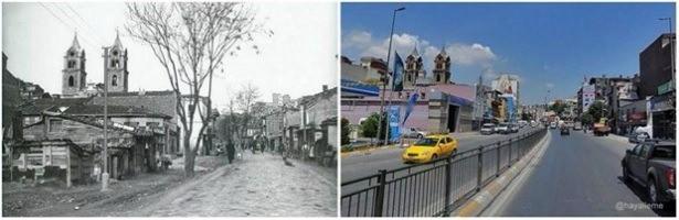 <p>Dolapdere. 1920'li yıllar ve günümüz.</p>