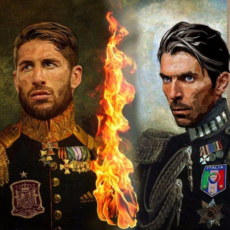 <p>Sergio Ramos - Buffon</p>
