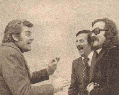 <p>1976 / Ekrem Bora ve Cem Karaca<br />
 <br />
Ekrem Bora, Cem Karaca ve organizatör Kamuran Ilıcak'a fıkra anlatıyor.</p>
