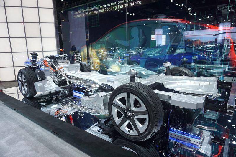 <p>Toyota Prius Hybrid iskelet modeli</p>