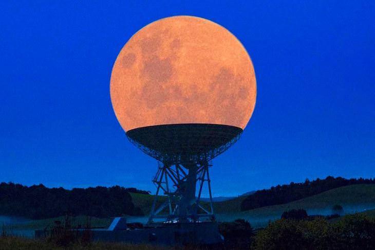 <p>Radyo teleskopta dolunay</p>
