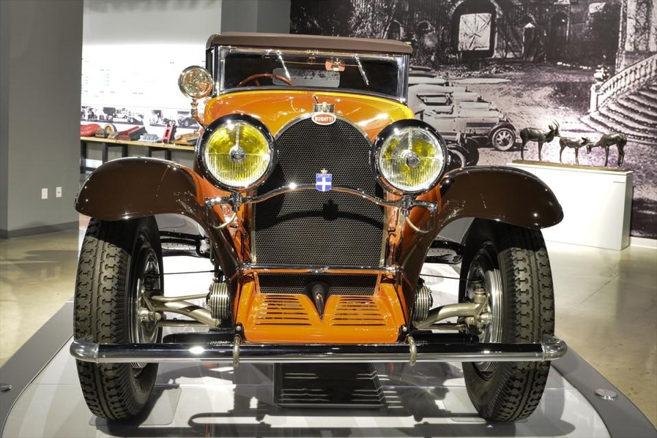 <p> 1930 model Bugatti Type 46 Cabriolet</p>