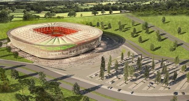 <p>33 bin seyirci kapasiteli. Tribün altları spor salonu olarak değerlendirilecek.</p>
