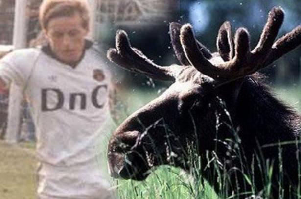 <p>SVEIN GRONDALEN<br />
<br />
Norveçli oyuncu ormanda kros yaparken bir geyiğin saldırısına uğradı. Bir süre futbol oynayamayan Grondale, Norveç Milli Takımı'ndan çıkarıldı.</p>