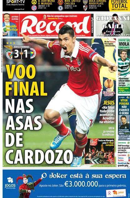Cardozo'nun kanatları üzerinde finale uçuş