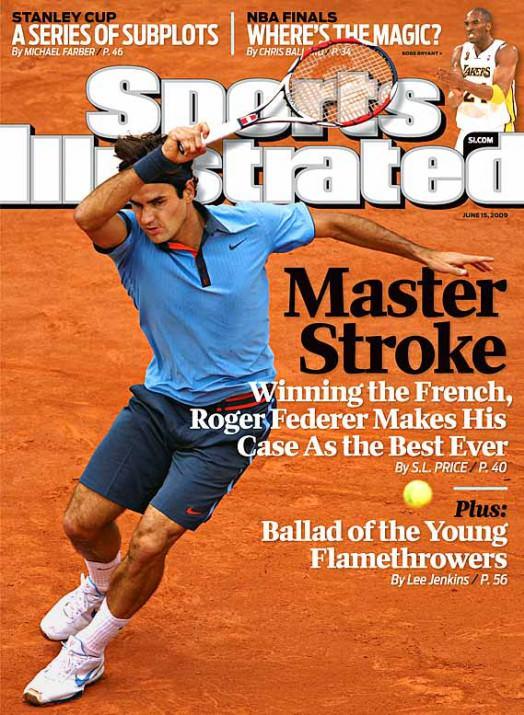 09 Roland Garros finalinde Robin Soderling’i deviren Federer, kariyerinin ilk Roland Garros zaferine ulaştı. İsviçreli raket, 14 Grand Slam zaferiyle Pete Sampras’ı yakaladı.
