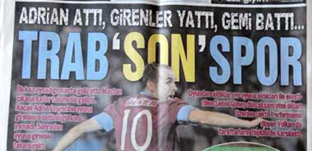 Trabzon'daki yerel gazeteler öfkeli!