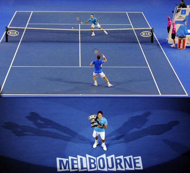 10 Avustralya Açık finalinde Andry Murray’i mağlup eden Roger Federer, Grand Slam zafer sayısını 16’ya çıkardı.