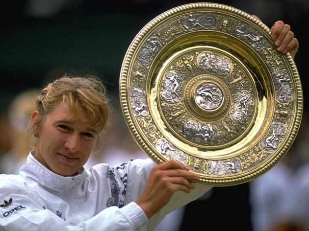Steffi Graf: 22-Avustralya Açık (1988, '89, '90, ‘94)-Roland Garros (1987, ‘88, ‘93, ‘95, ‘96, ‘99)-Wimbledon (1988, ‘89, ‘91, ‘92, ‘93, ‘95, ‘96)-Amerika Açık (1988, ‘89, ‘93, ‘95, ‘96)