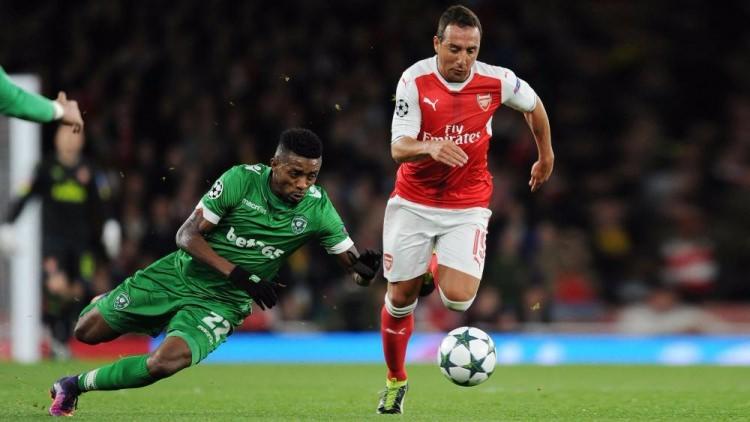 <p>97</p>

<p>Santi Cazorla 32</p>

<p>Arsenal</p>
