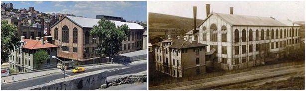<p>Santral İstanbul'un yeni ve eski hâli.</p>
