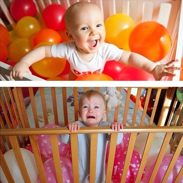 <p><strong>İşte bebeklerde hayal edilen pozların başarısızlıkla sonuçlanan taklit fotoğrafları...</strong></p>
