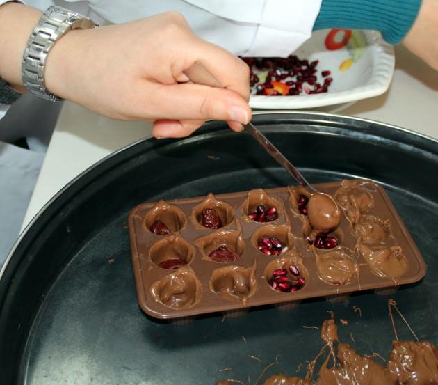 Çikolatayla nar lezzeti birleşti