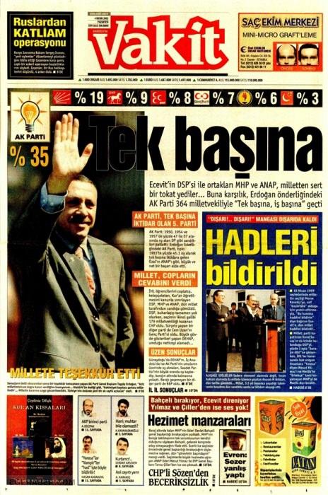 <p>İşte seçimler sonrası gazetelerin manşetleri...</p>