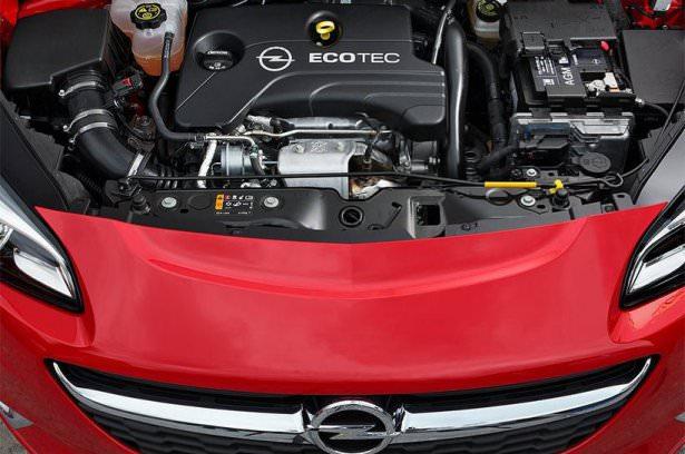 <p>Yeni Corsa'nın kaputunun altında 1,3 CDTİ dizel, 1,2 ve 1,4 litrelik atmosferik benzinli motor seçeneklerinin yanı sıra, 90 veya 115 HP güç üreten 1,0 litrelik üç silindirli turboşarjlı benzinli motor seçeneği de yer alacak.</p>
<p> </p>
